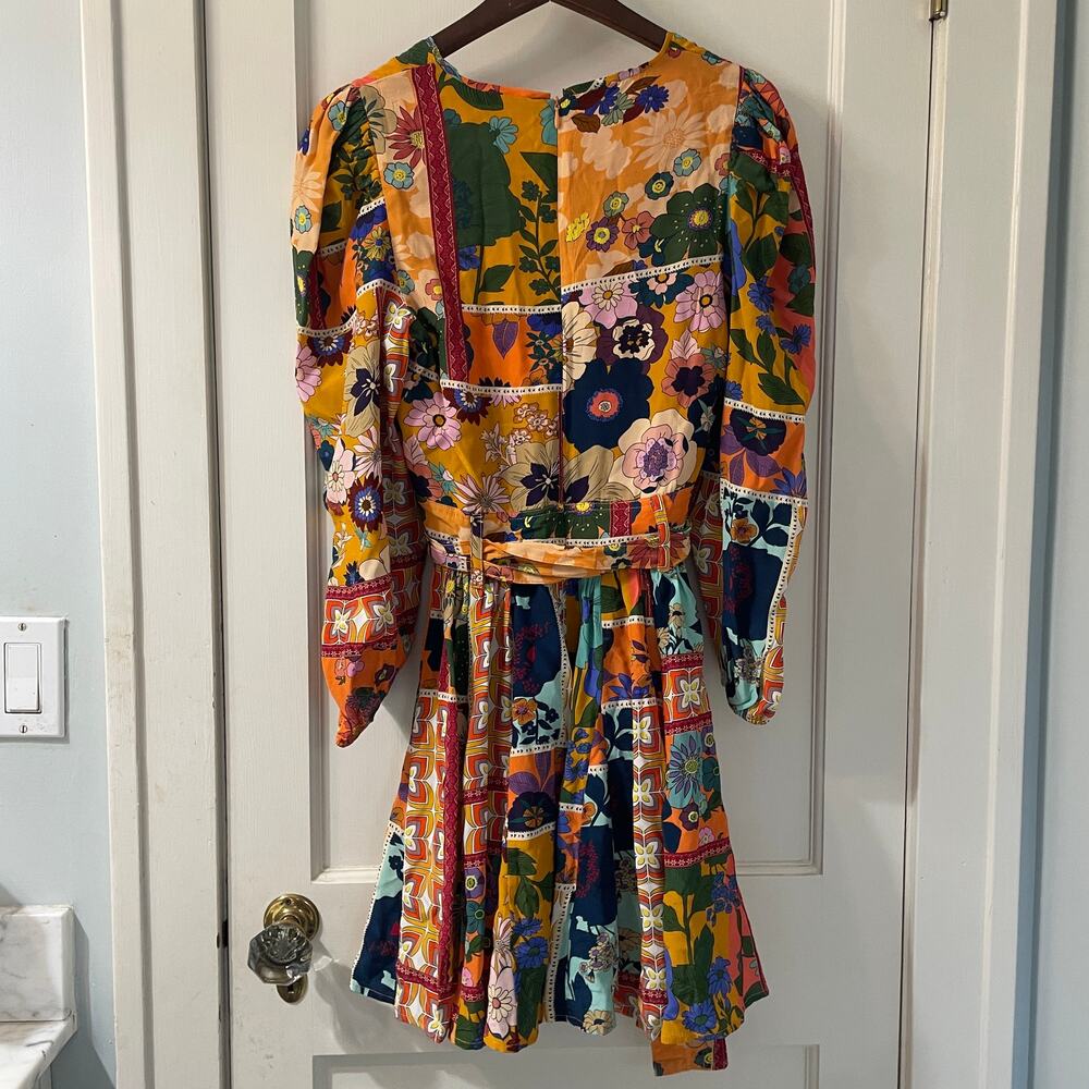 LaRoque Emma Dress Size Small Patchwork Design NWT - Picture 3 of 6